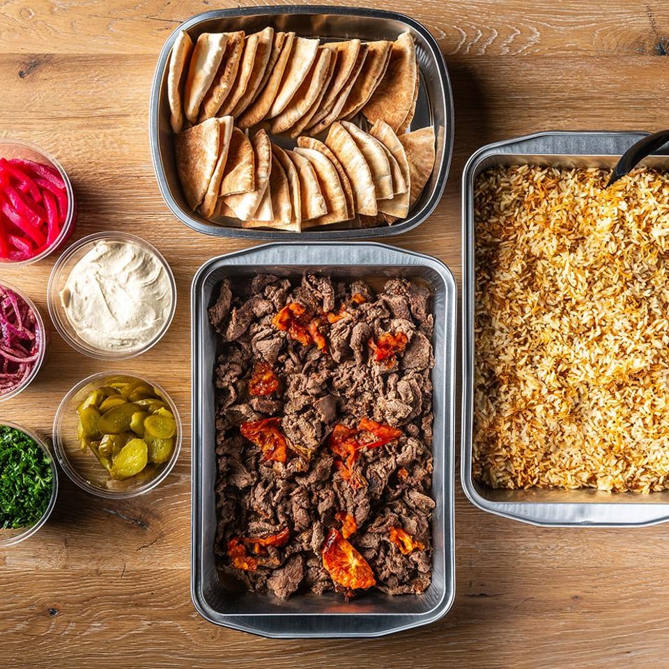 Delicious Beef Shawarma