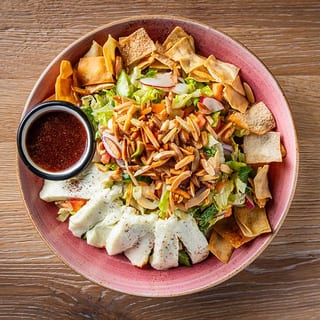 Halloumi Fattoush